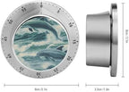 Dolphins Jumping Out Water Kitchen Digital Timer Visual Mechanical Countdown Timers Time Manager 0 to 60 Minutesrs - Image 2
