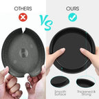 6 Pack Plant Saucer 12 14 16 18 20 22 Inch Plastic Plant Tray, Sturdy and Durable Flower Pot Container Accessories Plant Pot Saucers for Indoor and Outdoor (18 Inch, Black) - Image 3