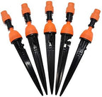Gardening Watering System Tools Drip Irrigation Atomized Dripper Sprinkler Drip Irrigation System Garden Irrigation Atomized Micro Flow Dripper 4/7mm Hose 35 (Color : Orange) - Image 5