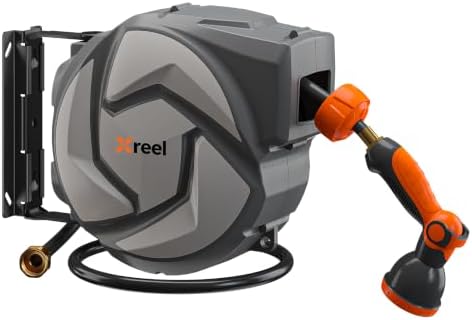 Xreel 33FT X 1/2in Retractable Garden Hose Reel by Unknown