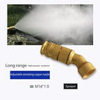 Adjustable Garden Hose Nozzle Sprayer, Elbow and Straight for Easy Watering Brass Elbow Nozzle 5pc - Image 3