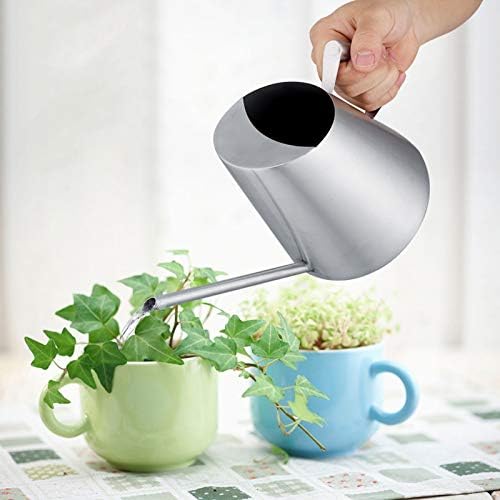 FLEXMAN 1500ml Stainless Steel Watering Can, Brushed Garden Planting for Potting Plants, Houseplants, Patio Plants, Hanging Plants and Outdoor Gardens - Image 4