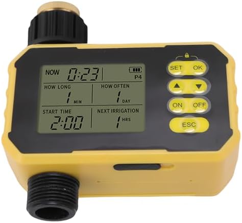 Solar Sprinkler Timer, Adjustable Solar Panel Timer, Rain Sensor with Type C Port, Ideal for Garden Hose, Villa Courtyard, Balcony & Rooftop Irrigation - Image 2