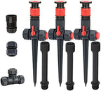 Eden 98063 Multi-Adjustable Flex Design Above Ground Irrigation Garden Sprinkler System & 99999 Sprinkler Extensions & 96093 Multi-Adjustable Flex Design Garden Sprinkler with Extension Set - Image 6