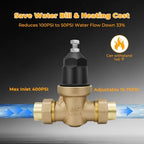 3/4‘’ NR3XL Water Pressure Reducing Valve With Double Union FNPT Connection - Image 3