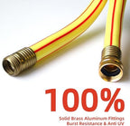 50 ft 3/4” Heavy Duty Garden Hose, Solution4Patio, Male to Female Fittings - Image 3