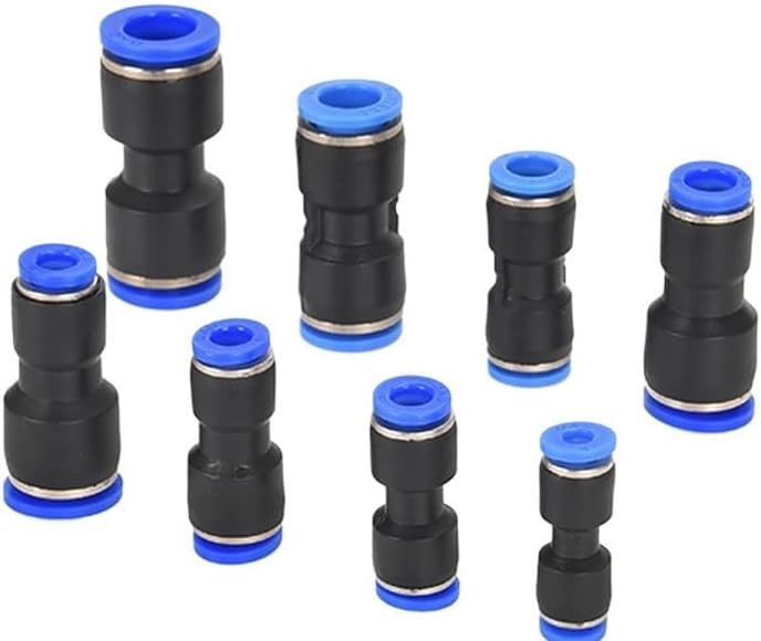 Pneumatic Fitting Pipe Air Connector Tube Quick Release Fitting Plastic Connector Hose Tube Push Pressure 4mm 6mm 8mm 10mm(PU-16,100 Pcs) - Image 2