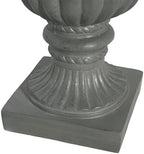 Outdoor Garden Urn Planter, 26 Inch, Gray - Image 3