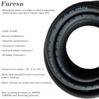 19 Pieces Air Compressor Accessories Kit, 3/8 Inch x 25FT Hybrid Air Compressor Hose Kit with 1/4 in NPT Quick Connect Air Fittings, Air Tool & Air Compressor Accessories Kit, Bend Restrictors,300 PSI - Image 3