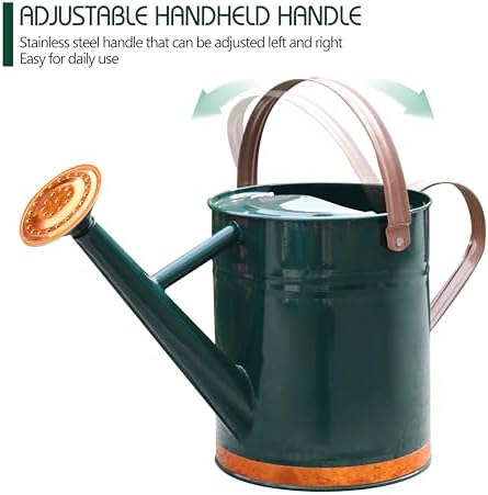 Metal Watering Can for Outdoor Plants, Watering Can Decor 1 Gallon (GB) - Image 6