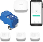 NSF Certified YoLink Leak Protection Kit, 1/2" Battery-Powered Shutoff Valve w/ Controller + 3 Leak Sensors + Hub, D2D Offline Auto Shutoff, LoRa Long-Range, App/Email/SMS Alerts, 10+ Year Battery by YoLink