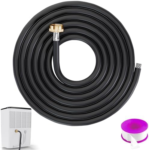 16.5FT Leakproof Dehumidifier Drain Hose with 3/4" FHT Rustproof Connector by Boombamo