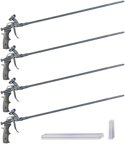 AWF PRO Spray Foam Gun 2 ft Long Nozzle, Pack of 4 by AWFPRO