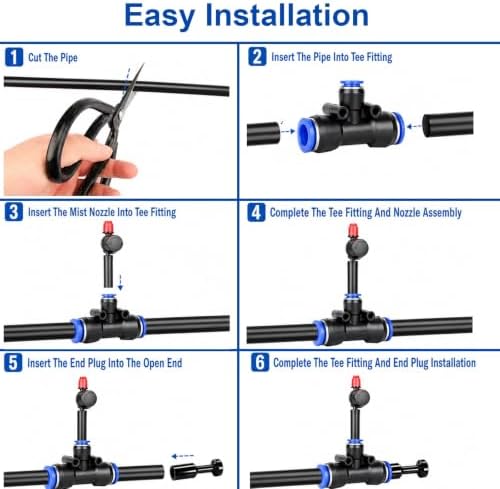Garden Above Ground Sprinkler System Kit for Lawn/Flower Beds - Image 3