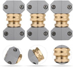 Garden Hose Repair Kit Easy to Use 3 Sets with Aluminium Alloy Connectors and Weatherproof Hose Service Connector for Outdoor Watering and Garden Supply - Image 7