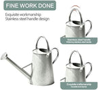 1.5 Gallon Metal Watering Can for Outdoor Plants, Large Watering Can, Zinc - Image 4