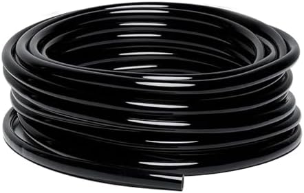 Micro Irrigation Tube Drip Line Watering Hose ID 8mm OD 12mm Black 10-20M by Unknown