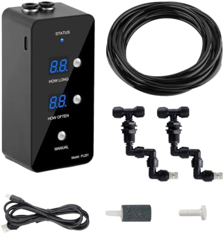 Automatic Misting System with Programmable Timer for Plants by Drip+Depot