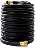 5/8" Garden Hose 100ft, -40℉ To 190℉ Hot/Cold Rubber hose, Black by BLENDLITETools
