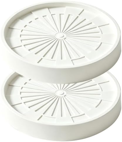 Plant Caddy with Concealed Wheels, Plant Watering Tray, 2 Pcs by Unknown