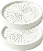 Plant Caddy with Concealed Wheels, Plant Watering Tray, 2 Pcs by Unknown