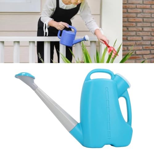 Watering Can, PP Long Spout Flower Watering Can, Garden Watering Pitcher Suitable for Indoor Outdoor Garden Flowers Plants (Dark Blue) - Image 6