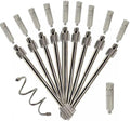 20 Pack Brass Misting Nozzles & Flexible Extension Pole 3/16'', Mist Nozzle Extension Pole, Nozzle Extension for Fog Nozzle 10/24 UNC(Size:Pole 30cm,) by Unknown