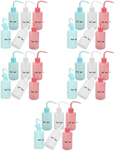balacoo 30pcs Squeeze Wash Bottle Plastic Tattooing and Gardening Water Bottles Compact Lash Cleaning Tools for by balacoo