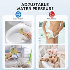 Arofa Built-in Hot and Cold Bidet Sprayer, Hands-Free Control, Brushed Gold - Image 6