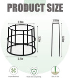 10 Set Lawn Sprinkler Head Protector,Black Metal Lawn Sprinkler Guard - Image 2