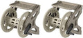 Suncast Handler Plastic Wall-Mounted Outdoor Weatherproof Garden Hose Storage Reel with Storage Tray, Holds 200 Feet of Hose (2 Pack) by Unknown