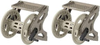 Suncast Handler Plastic Wall-Mounted Outdoor Weatherproof Garden Hose Storage Reel with Storage Tray, Holds 200 Feet of Hose (2 Pack) by Unknown