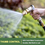 FANHAO 100% Metal Thumb Control Adjustable Hose Nozzle, High Pressure - Image 2
