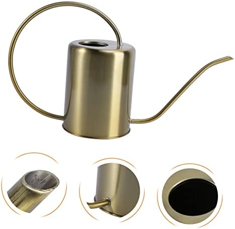 Stainless Steel Watering Kettle 2000ml Golden for Gardening Home - Image 5