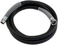 Guitrees 2026 Upgraded Leader Garden Hose 10ft x 5/8", Heavy Duty Short Water Hose, Male to Female Nickel-plated Brass Fittings, Five Layered Braiding, 1000PSI Burst, 300PSI Working (Black) by Guitrees