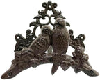 Garden Hose Holder Cast Iron Heavy Duty Water Hose Hanger, Outside Wall Mount, Solid Metal Decorative Rack/Organizer/Stand, Easy to Install, Hold Up to 50/75/100 ft (Hose holder - 2 Birds) - Image 2