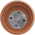 Bloem Ariana 8" Plastic Self-Watering Planter, Terra Cotta, 4-Pack - Image 6