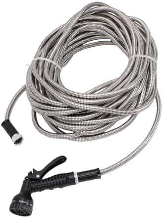 AMONIDA 100 Ft High Pressure Sprayer, High Pressure Water Hose, Flexible Garden Hoses Pipe, Ideal for Outdoor, Lawn, Yard, Car & House Watering - Image 5