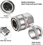 4Set Npt 1/4 Inch Pressure Washer Coupler, Internal Thread, External Thread - Image 6