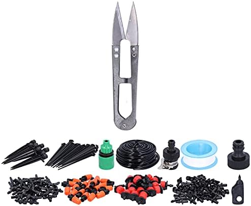 Garden Drip Irrigation Kit 30M | Adjustable Nozzles Save 70% Water | DIY Micro Watering System for Vegetables/Lawns/Terrace | 60L / H Flow Rate, 20 Sprayers & Drippers - Image 4