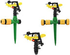 Garden Sprinkler Garden Rotating Nozzle with Supporting Nail, Seesaw Nozzle, Adjustable Angle Water Nozzle for Irrigating Lawn 1 (Color : 3I4) - Image 2