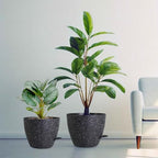 WSMKSZ 12/10/9 inch Self Watering Pots for Indoor Outdoor Plants, Set of 3 - Image 7