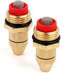 Xiaochen Garden Hose Sprinkler 1-50 1/2 Inch Male Threaded Brass Nozzle Atomizing Atomizing Nozzle Garden Lawn Adjustable Metal Nozzle (Color : 10pcs) by Unknown