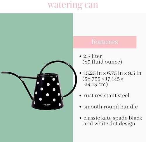 kate spade new york Metal Watering Can, Picture Dot - Image 3