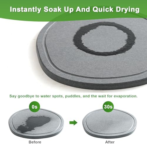 6 8 10 Inch 6 Pack Diatomite Plant Saucers for Indoors, Plant Drip Tray - Image 3