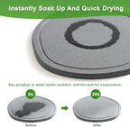 6 8 10 Inch 6 Pack Diatomite Plant Saucers for Indoors, Plant Drip Tray - Image 3