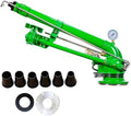 Rotary Large-Area Watering Sprayer, 2'' Farm Irrigation Sprinkler with 6 Replacement Nozzle, Range Radius 28-60m and Spray Angle 360° Adjustable, Long Service Life, for Farms, Orchards, Wheat by Unknown