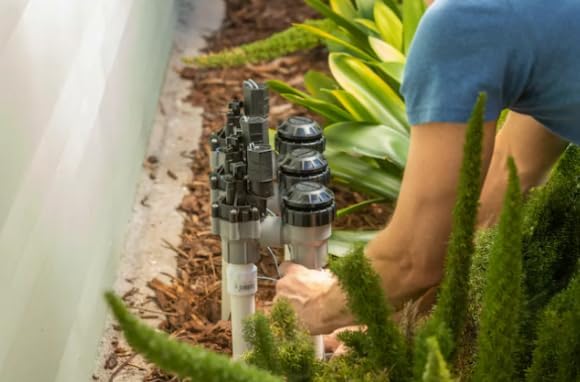 0.75-Inch Anti-Siphon Irrigation Valve, Electric Sprinkler Valve 24V AC with Flow Control, Above Ground Backflow Preventer for Lawn & Garden Watering System - Image 2