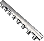 304 Stainless Steel 8-Port Manifold Splitter – 8 ways 25 Bar Pressure Rated for Drinking Water, Oil/Gas, Brewery, Cooling Systems, Polished Open by GOGOUP
