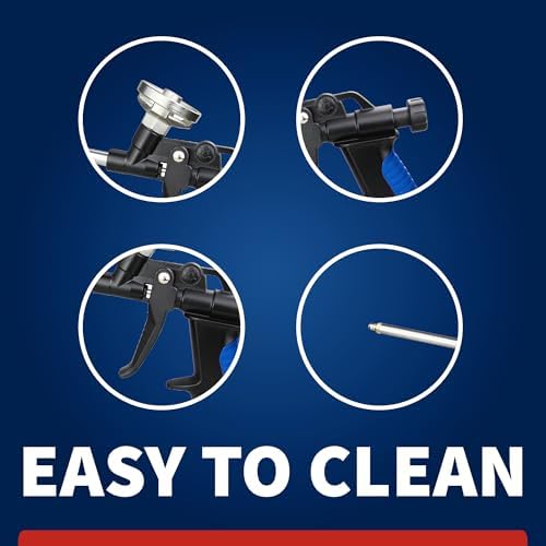 Precision Max Foam Spray Applicator Gun, PU Insulating Foam Applicator Gun for Precise Dispensing, Heavy-Duty Professional Foam Gun for Construction and Home Improvement (2 Pack) - Image 6